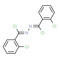 ChemSpider 2D Image | Benzenecarbohydrazonoyl chloride, 2-chloro-N-(chloro(2-chlorophenyl)methylene)- | C14H8Cl4N2