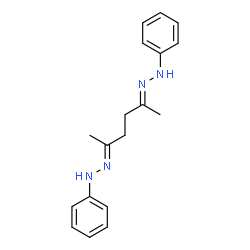 ChemSpider 2D Image | 2,5-Hexanedione-bis(phenylhydrazone) | C18H22N4