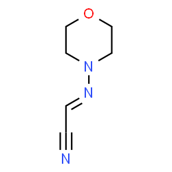 ChemSpider 2D Image | Morpholinoiminoacetonitrile | C6H9N3O