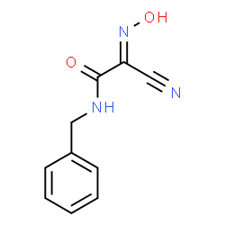 ChemSpider 2D Image | N-Benzyl-2-cyano-2-(hydroxyimino)acetamide | C10H9N3O2