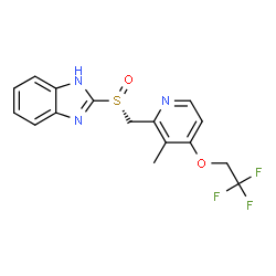 ChemSpider 2D Image | Dexlansoprazole | C16H14F3N3O2S