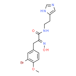 ChemSpider 2D Image | verongamine | C15H17BrN4O3
