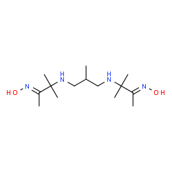 ChemSpider 2D Image | N,N'-Bis[(3E)-3-(hydroxyimino)-2-methyl-2-butanyl]-2-methyl-1,3-propanediamine | C14H30N4O2