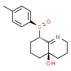 ChemSpider 2D Image | (4aR,8S)-8-[(S)-(4-Methylphenyl)sulfinyl]-3,4,5,6,7,8-hexahydro-4a(2H)-quinolinol | C16H21NO2S