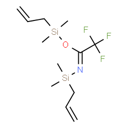 ChemSpider 2D Image | Allyl(dimethyl)silyl (1Z)-N-[allyl(dimethyl)silyl]-2,2,2-trifluoroethanimidate | C12H22F3NOSi2
