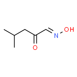 ChemSpider 2D Image | (1E)-1-(Hydroxyimino)-4-methyl-2-pentanone | C6H11NO2