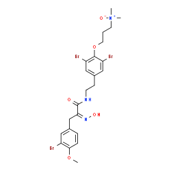 ChemSpider 2D Image | purpuramine J | C23H28Br3N3O5