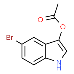 ChemSpider 2D Image | 5-Bromoindoxyl acetate | C10H8BrNO2