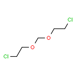 ChemSpider 2D Image | Bis(2-chloroethoxy)methane | C5H10Cl2O2