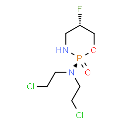 ChemSpider 2D Image | (2S,5S)-N,N-Bis(2-chloroethyl)-5-fluoro-1,3,2-oxazaphosphinan-2-amine 2-oxide | C7H14Cl2FN2O2P