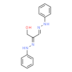 ChemSpider 2D Image | (2Z,3E)-2,3-Bis(phenylhydrazono)-1-propanol | C15H16N4O