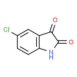 ChemSpider 2D Image | 5-Chloroisatin | C8H4ClNO2
