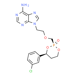 ChemSpider 2D Image | GZE85Q9Q61 | C17H19ClN5O4P