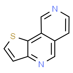 ChemSpider 2D Image | Thieno[3,2-c][2,6]naphthyridine | C10H6N2S