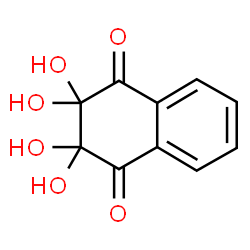 ChemSpider 2D Image | 2,2,3,3-Tetrahydroxy-2,3-dihydro-1,4-naphthalenedione | C10H8O6