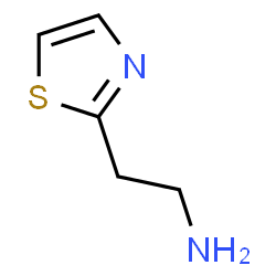 ChemSpider 2D Image | 2-thiazolylethylamine | C5H8N2S