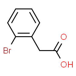 ChemSpider 2D Image | 2-Bromophenylacetic acid | C8H7BrO2