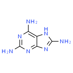 ChemSpider 2D Image | 7H-Purine-2,6,8-triamine | C5H7N7