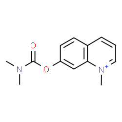 ChemSpider 2D Image | 7-[(Dimethylcarbamoyl)oxy]-1-methylquinolinium | C13H15N2O2