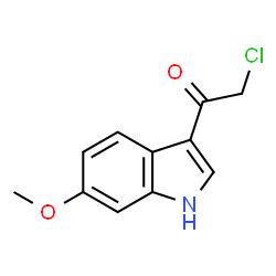 ChemSpider 2D Image | 2-Chloro-1-(6-methoxy-1H-indol-3-yl)ethanone | C11H10ClNO2
