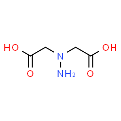 ChemSpider 2D Image | 2,2'-hydrazine-1,1-diyldiacetic acid | C4H8N2O4