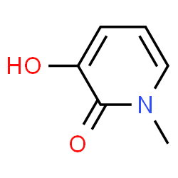 ChemSpider 2D Image | 3-Hydroxy-1-methyl-2(1H)-pyridinone | C6H7NO2