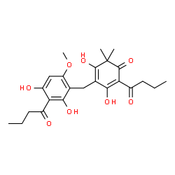 ChemSpider 2D Image | Desaspidin | C24H30O8