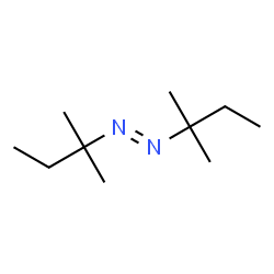 ChemSpider 2D Image | diazene, bis(1,1-dimethylpropyl)- | C10H22N2