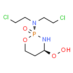 ChemSpider 2D Image | 4-Hydroperoxycyclophosphamide | C7H15Cl2N2O4P