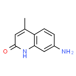 ChemSpider 2D Image | 7-amino-4-methyl-2-quinolinone | C10H10N2O
