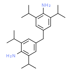 ChemSpider 2D Image | 4,4'-Methylenebis(2,6-diisopropylaniline) | C25H38N2