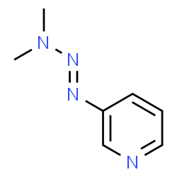 ChemSpider 2D Image | 3-(3,3-Dimethyl-1-triazen-1-yl)pyridine | C7H10N4