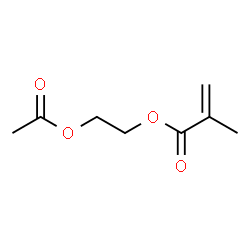 ChemSpider 2D Image | 2-Acetoxyethyl methacrylate | C8H12O4