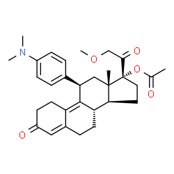 ChemSpider 2D Image | Telapristone acetate | C31H39NO5