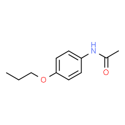 ChemSpider 2D Image | N-(4-Propoxyphenyl)acetamid | C11H15NO2