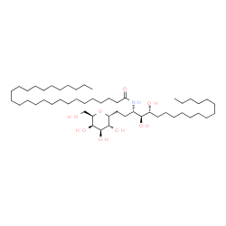 ChemSpider 2D Image | (1R)-1,5-Anhydro-1-[(3S,4S,5R)-3-(hexacosanoylamino)-4,5-dihydroxynonadecyl]-D-galactitol | C51H101NO8