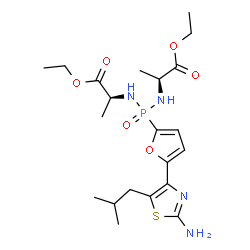 ChemSpider 2D Image | Managlinat dialanetil | C21H33N4O6PS