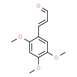 ChemSpider 2D Image | 2,4,5-trimethoxycinnamaldehyde | C12H14O4