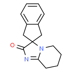 ChemSpider 2D Image | 1',3',5,6,7,8-Hexahydro-2H-spiro[imidazo[1,2-a]pyridine-3,2'-inden]-2-one | C15H16N2O
