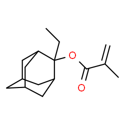 ChemSpider 2D Image | 2-Ethyl-2-adamantyl methacrylate | C16H24O2