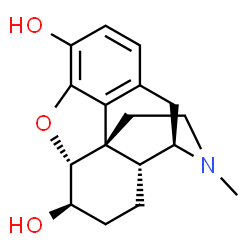 ChemSpider 2D Image | 6?-hydromorphol | C17H21NO3