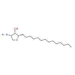 ChemSpider 2D Image | jaspine B | C18H37NO2