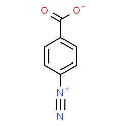 ChemSpider 2D Image | 4-Diazoniobenzoate | C7H4N2O2
