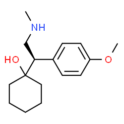 ChemSpider 2D Image | (R)-N-desmethylvenlafaxine | C16H25NO2