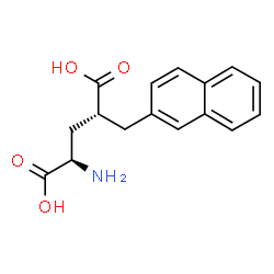 ChemSpider 2D Image | (4S)-4-(2-Naphthylmethyl)-D-glutamic acid | C16H17NO4