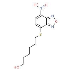 ChemSpider 2D Image | 6-(7-nitro-2,1,3-benzoxadiazol-4-ylthio)hexanol | C12H15N3O4S