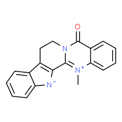 ChemSpider 2D Image | Dehydroevodiamine | C19H15N3O