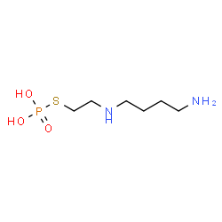 ChemSpider 2D Image | S-{2-[(4-Aminobutyl)amino]ethyl} dihydrogen phosphorothioate | C6H17N2O3PS