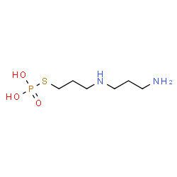 ChemSpider 2D Image | S-{3-[(3-Aminopropyl)amino]propyl} dihydrogen phosphorothioate | C6H17N2O3PS