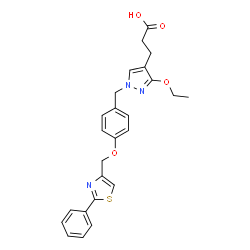 ChemSpider 2D Image | Sipoglitazar | C25H25N3O4S
